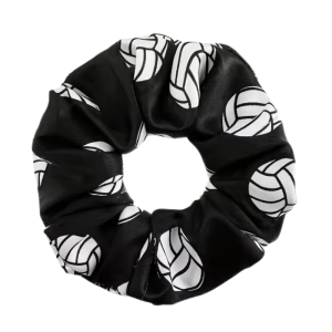 Black Netball Scrunchie