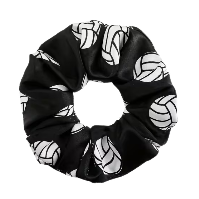 Black Netball Scrunchie