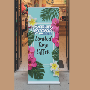 Pull-Up Deluxe Banner Complete Unit (0,85 X 2M)