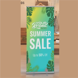 Pull-Up Econo Banner Complete Unit (0,85 X 2M)